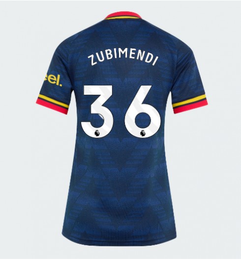 Arsenal Martin Zubimendi #36 Venkovní Dres pro Dámské 2026-27 Krátký Rukáv Arsenal Martin Zubimendi #36 Venkovní Dres pro Dámské 2026-27 Krátký Rukáv